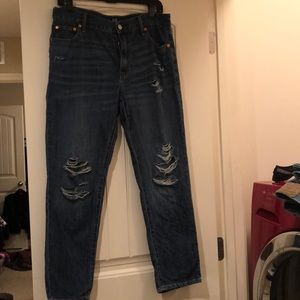 Gap High-waisted jeans destructed